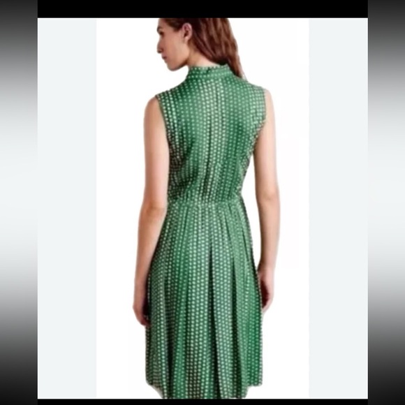 NWT Anthropologie 11.1 Tylho Brynn Green Polka Dot Dress 
Size Medium - Picture 7 of 12